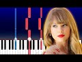 How to play Taylor Swift Willow (Piano Tutorial)