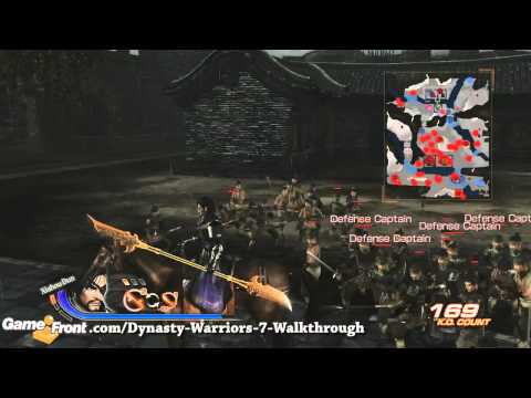 Dynasty Warriors 7 Walkthrough - PT. 28 - Wei - Battle of Fan Castle Part 2