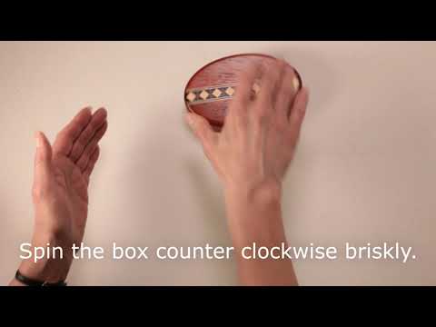 Spin Puzzle Box, Paduak - Instructions
