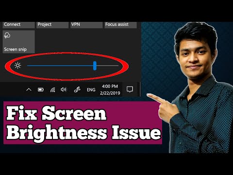 How To Fix Screen Brightness Won't Change | Fix Brightness Problem In Windows 11/10