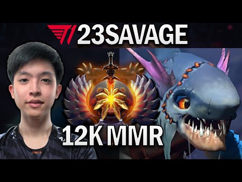 T1.23SAVAGE SLARK - 12K MMR - DOTA 2 7.28 GAMEPLAY