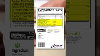 Apollon Fiber Fuel: 7g Fiber From 4 Sources