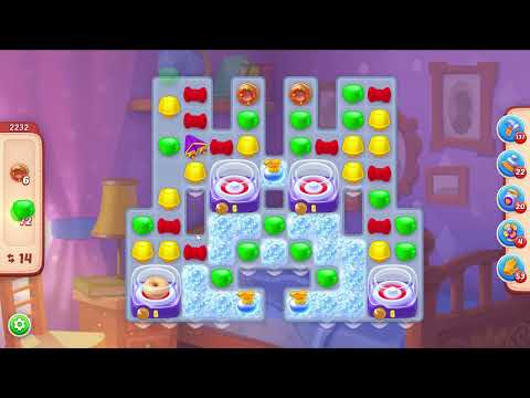 Homescapes 2232 Level - 15 moves - NO BooSTERS