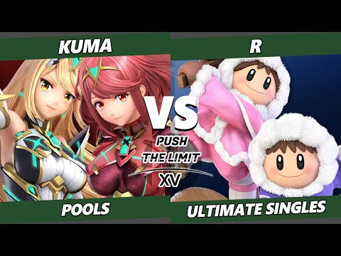Push the Limit 15 - Kuma (Pyra Mythra) Vs. R (Ice Climbers) SSBU Ultimate Tournament