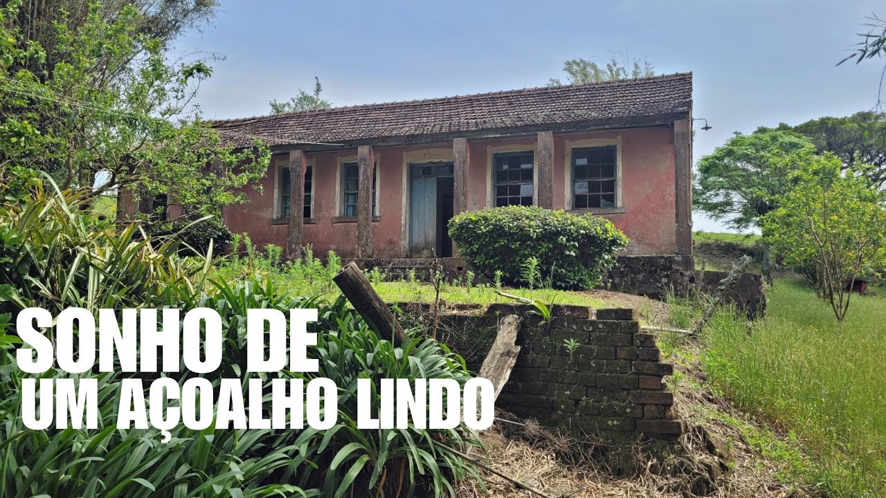 CASA ABANDONADA HÁ 20 ANOS COM MOSAICO LINDO DE VER
