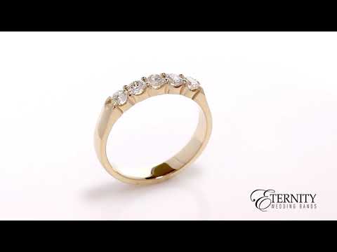 1.0 CTTW 5 Stone Diamond Shared Prong Ring (202x)