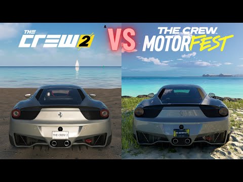 The Crew 2 vs The Crew Motorfest | Graphics & Car Sounds Comparison  [PC, 4K]