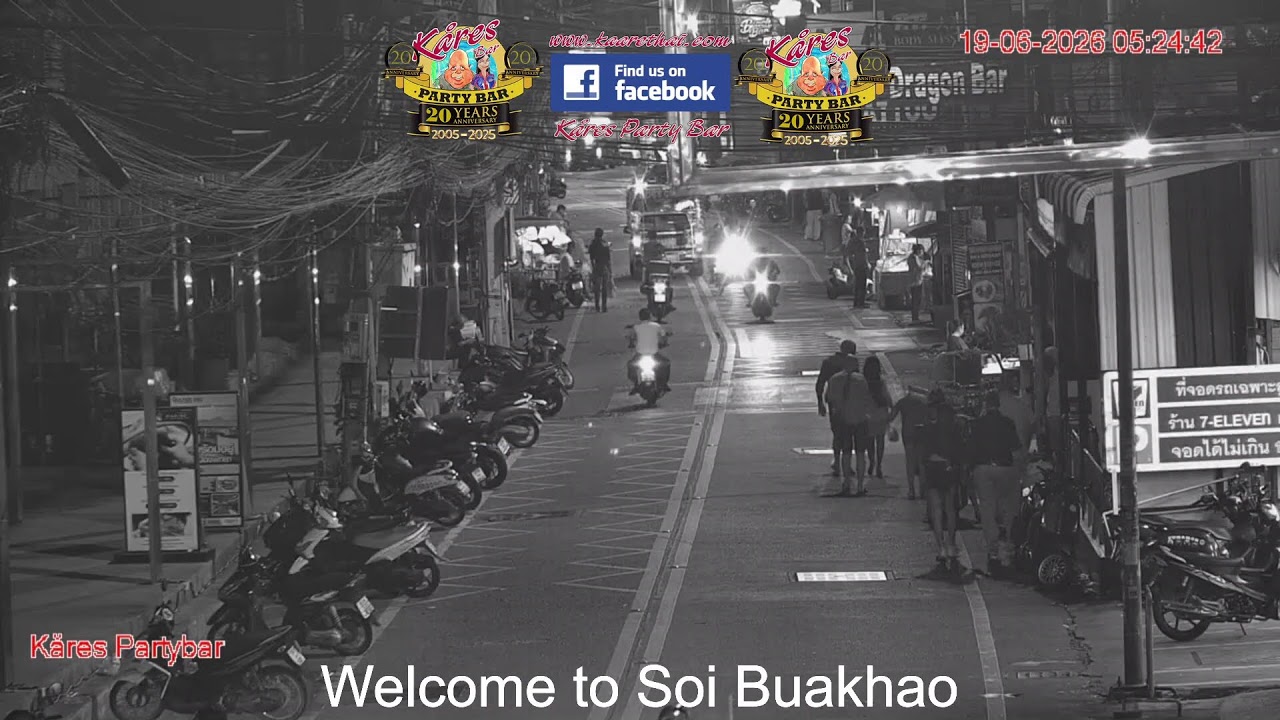 Live webcam view of Soi Buakhao Bar Strip, Pattaya