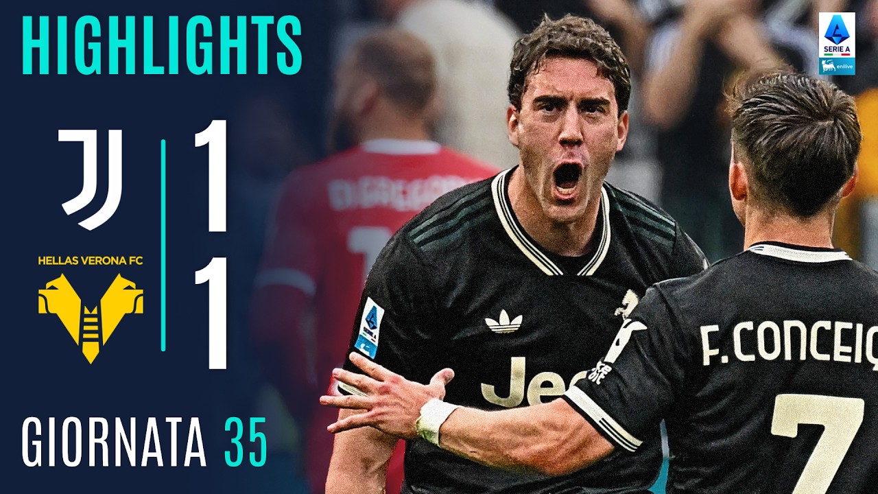 Vlahovic Salva La Juve | JUVENTUS-VERONA 1-1 | HIGHLIGHTS | SERIE A ENILIVE 2025/26