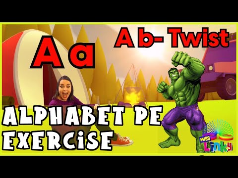 Alphabet PE Exercise Song for Kids | Exercise Video for Children | Letters and Phonic Sounds Song