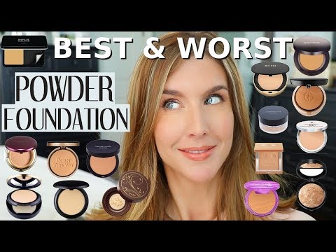 The BEST POWDER FOUNDATION For OILY SKIN | Mature Skin | 15 RANKED!
