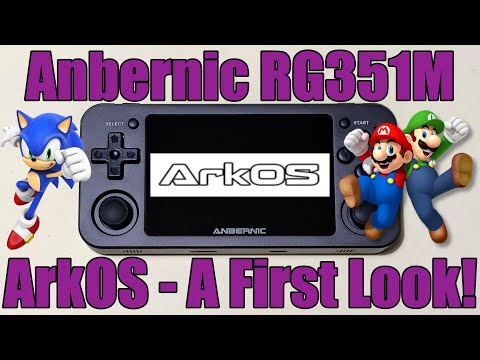 Anbernic RG351M - A First Look At - ArkOS - You Need This For Your RG351 Device!
