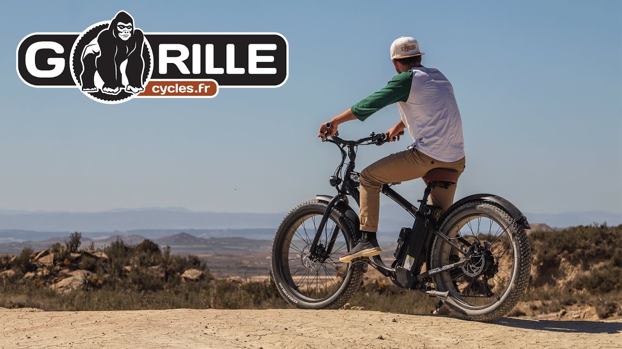 GORILLA ELECTRIC FAT BIKE 1.65m mini ⏱️ 2h30 mini
