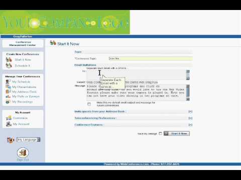 WebConference.com Video Conferencing in 30 Seconds