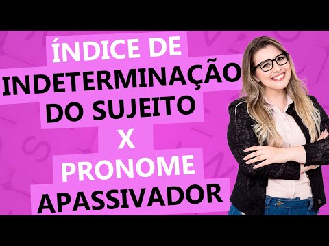 PARTÍCULA APASSIVADORA x ÍNDICE DE INDETERMINAÇÃO DO SUJEITO: COMO IDENTIFICAR CADA UM? Profa. Pamba