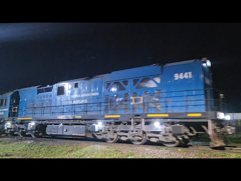 [4K] Tren cargado de NCA con la CRRC CDD-5A1 9441 pasando por Marcos Juárez!!!!!!