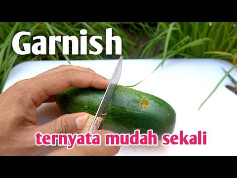 , title : 'ternyata begini , garnish timun paling mudah di ikuti , simple dan cantik'