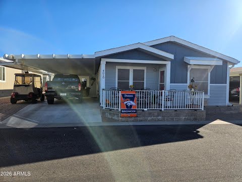 $154,900 2BD 2BA Furnished! 650 N Hawes Rd #4010 Mesa AZ @ Viewpoint Golf Resort 55+ Community