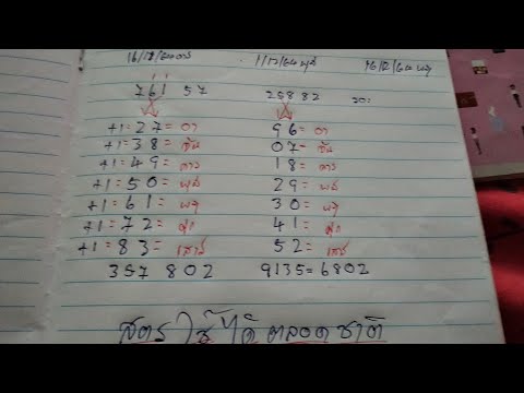 สูตร หวย