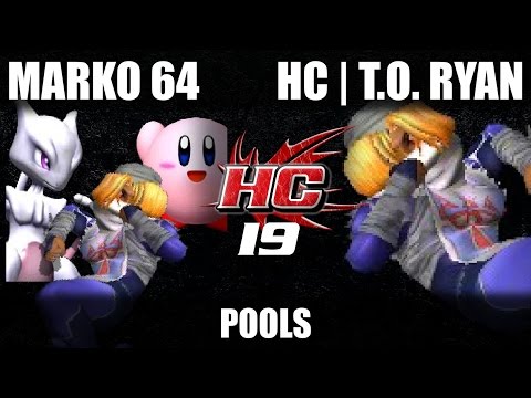 HC19 Melee Pools Bo5 - Marko 64 (Kirby/Sheik/Mewtwo) vs HC | T.O. Ryan (Sheik)