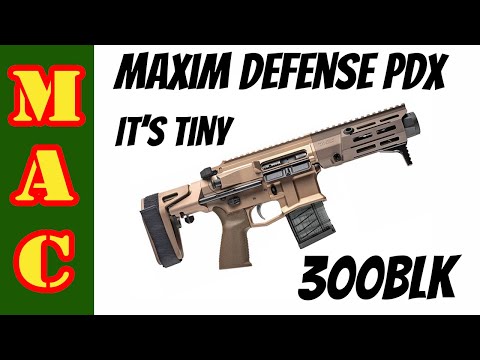 Maxim Defense PDX .300Blackout AR15 Style Pistol + PDW Arm Brace (Fox's Full Range Review)