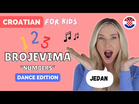 Learn Croatian - Brojevima (Numbers) Dance & Learn!