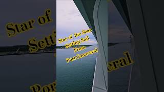 Brand New Star of the Seas Setting Sail out of Port Canaveral, Florida