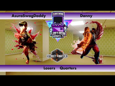 Flynn's Arcade 091 Street Fighter 6 Losers Quarters - AsuraSwagDaddy (Marisa) VS Danny (Ken) 2023