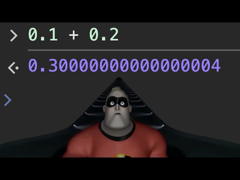 Mr. Incredible learns the truth about floating point numbers