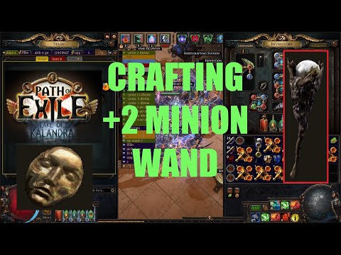 [Poe 3.19] Crafting +2 Convoking Wand Minion Damage in Lake of Kalandra League - 1093