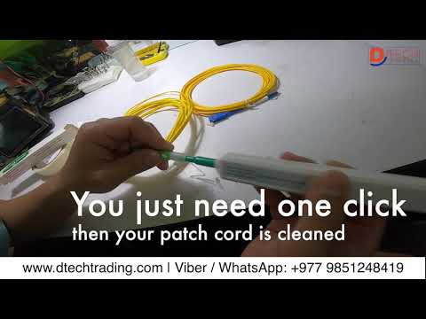 One click cleaner for Optical Patch Cord | D-TECH TRADING | Nepal