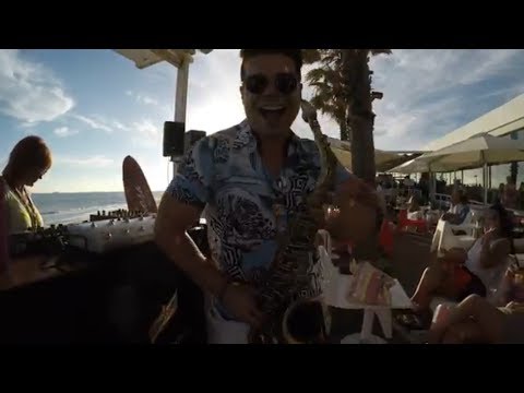 Ricardo Branco & DJ Sofia Gião - Sunset Party - Sax Live Act & DJ