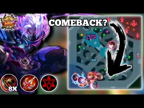 HAYABUSA IMPOSSIBLE COMEBACK!! | HARD CARRY SOLO RANK! - HAYABUSA BEST BUILD - MLBB