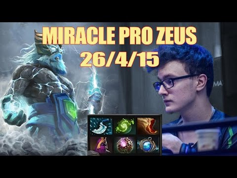 Miracle amazing Zeus - 26/4/15 ~8500 MMR Ranked Gameplay