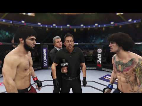 Sean O'Malley vs. Zabit Magomedsharipov (EA Sports UFC 3) - CPU vs. CPU - Crazy UFC 👊🤪