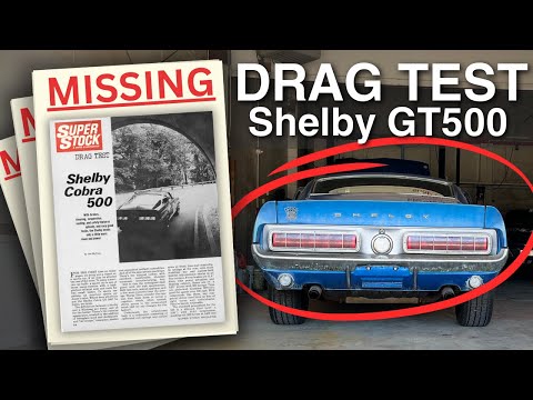 Thumbnail for Lost 1968 Shelby GT500 Found! Super Stock Magazine Drag Car by Shelby Mustang