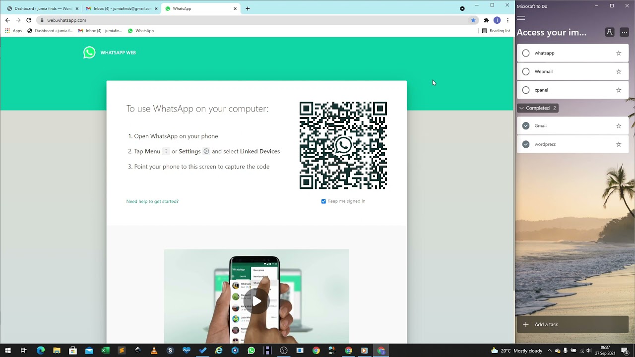 Access your important links using Chrome browser