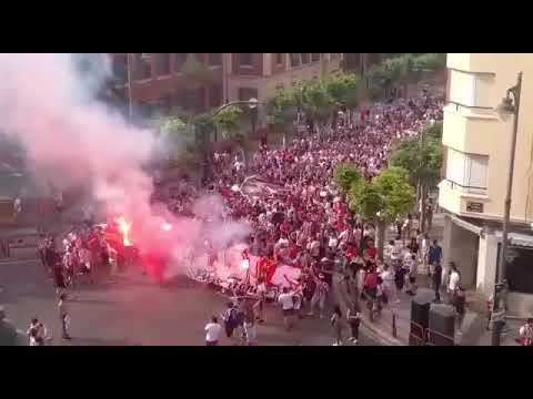 CORTEO UD LOGROÑÉS VS CD BADAJOZ | FASE DE ASCENSO 18/19 | VIEJO FONDO