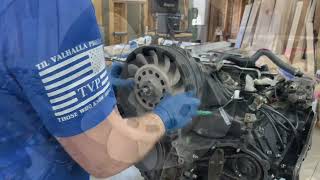 Porsche 993 - Belts, fan, alternator replacement
