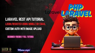 Download the video "Laravel REST API Login/Register via Mobile or Email | Custom Auth + Image Upload in Hindi"