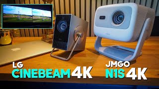 JMGO N1S 4k vs LG Cinebeam Q 4K Which Tiny 4K Projector is Best?