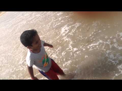 AkshithNtr plying at beach