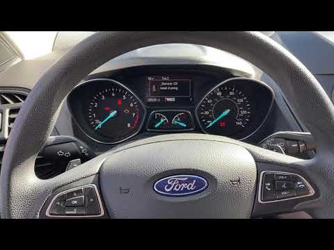 How to reset a 2017 Ford Escape oil light