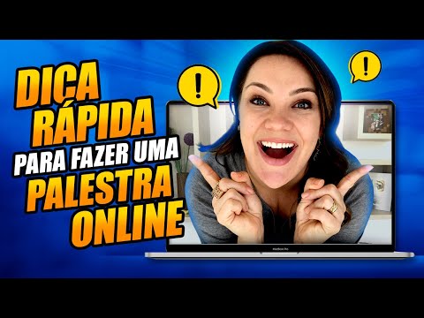 Como fazer uma Live   como fazer uma palestra online