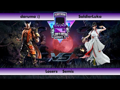 Flynn's Arcade 082 Losers Semis - daruma :) (Heihachi) Vs SoldierLuka (Kazumi) Tekken 7 Tournament