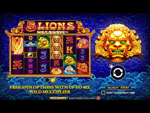 5 Lions Megaways gameplay video
