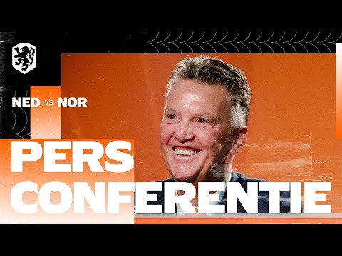 Persconferentie vooruitblik Nederland - Noorwegen