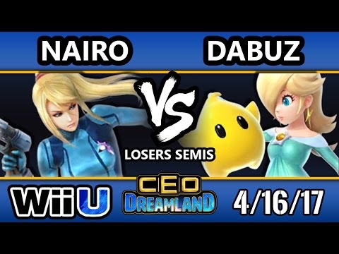 CEO Dreamland 2017 Smash 4 - NRG | Nairo (ZSS) Vs. RNG | Dabuz (Rosalina) SSB4 Losers Semis