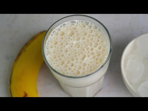 🍌🥛 Licuado de Plátano con Leche | Bebida Cremosa, Nutritiva y Deliciosa