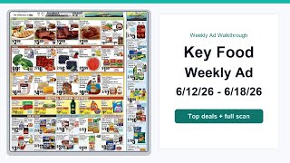 Key Food Weekly Ad (6/12/26 - 6/18/26) Best Deals